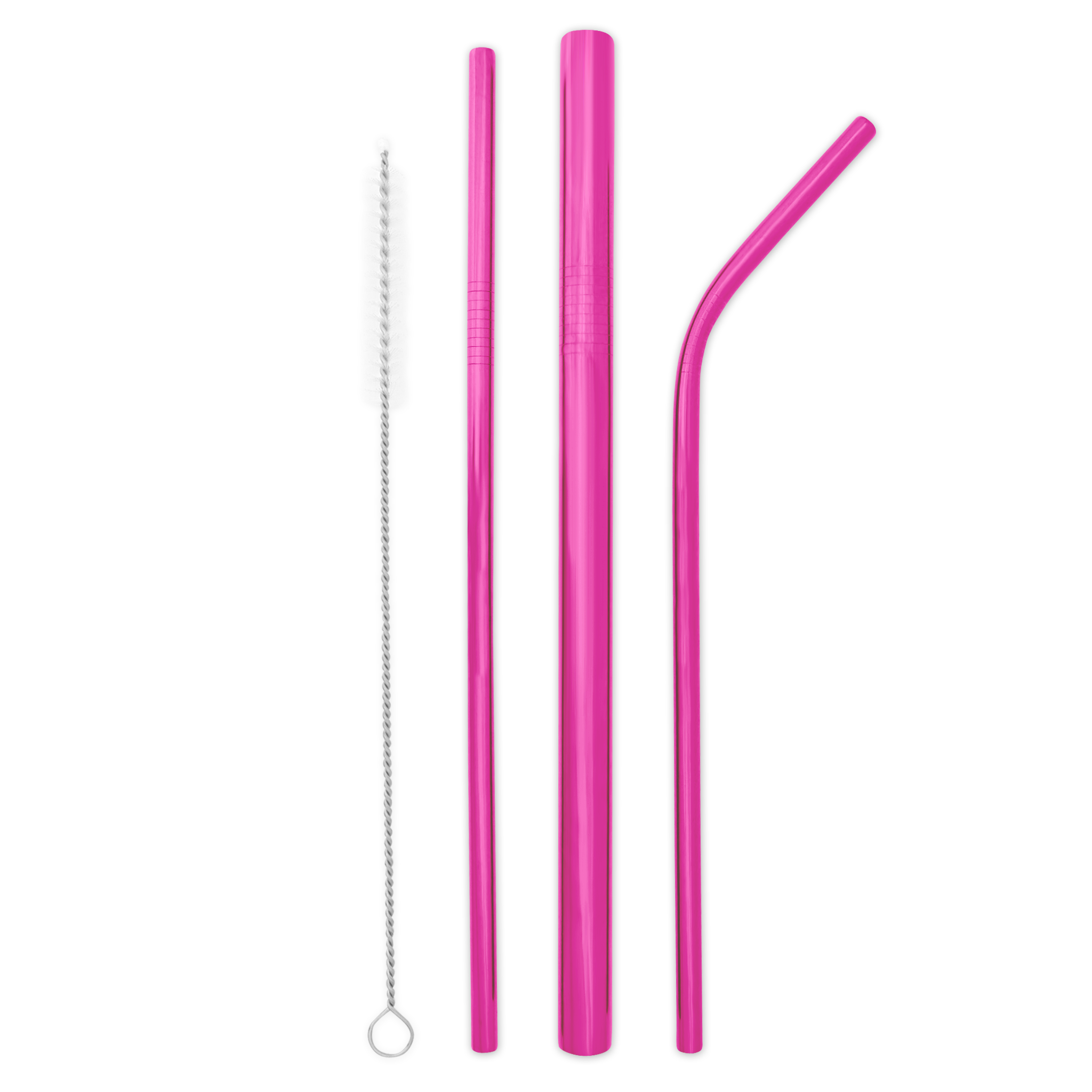 Stainless Steel Heart Straw (Pink) – Forked Again